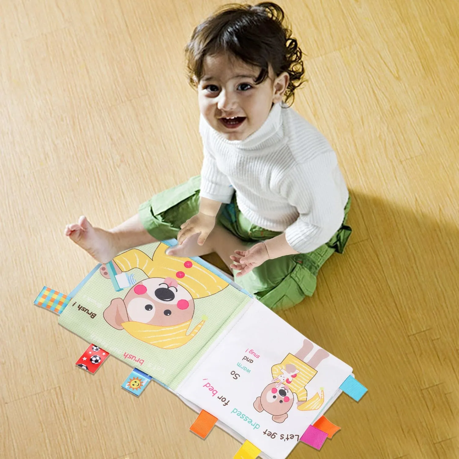 Learning with Puppy Multicolour Activity Cloth Book