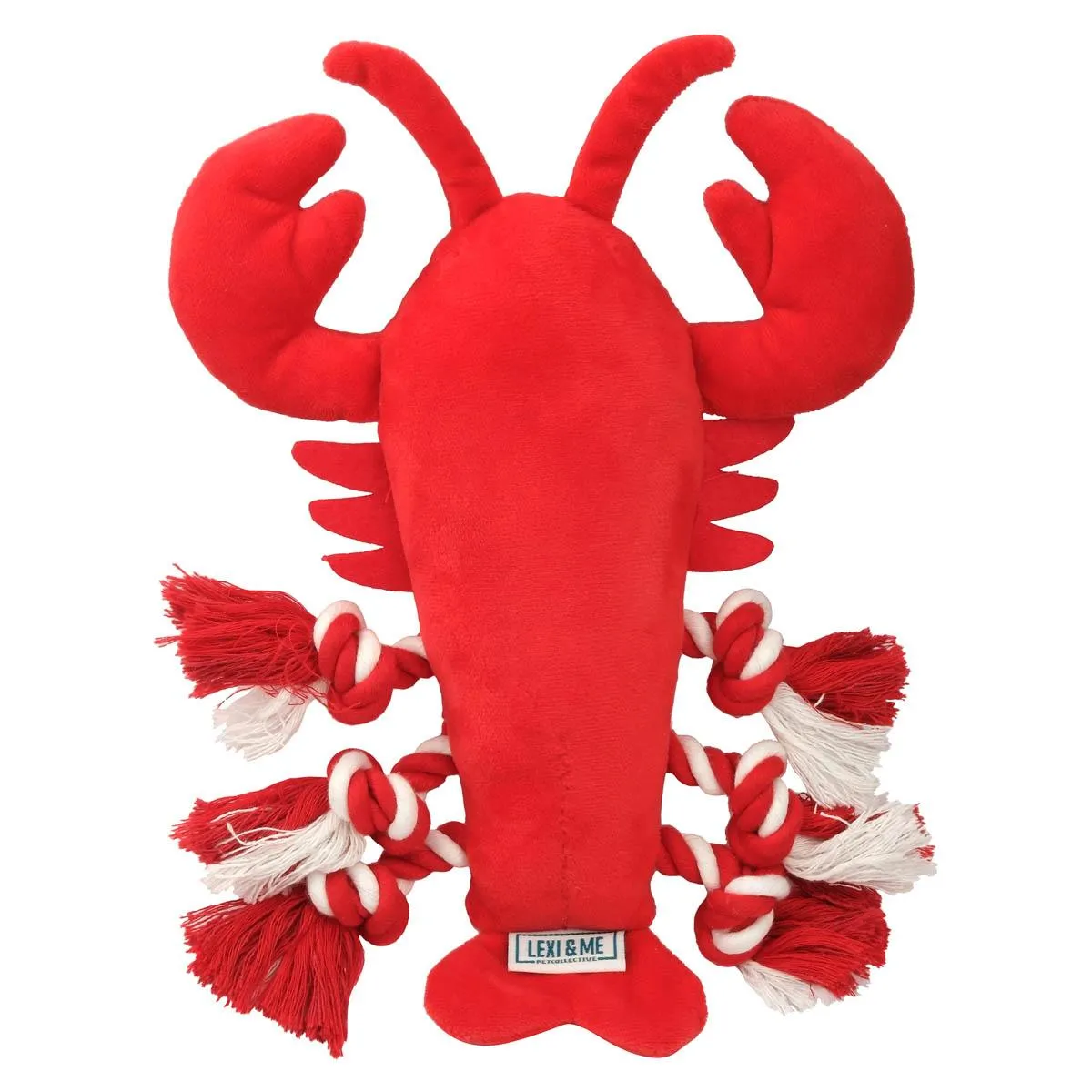 Lexi & Me Plush/Rope Dog Toy Lobster