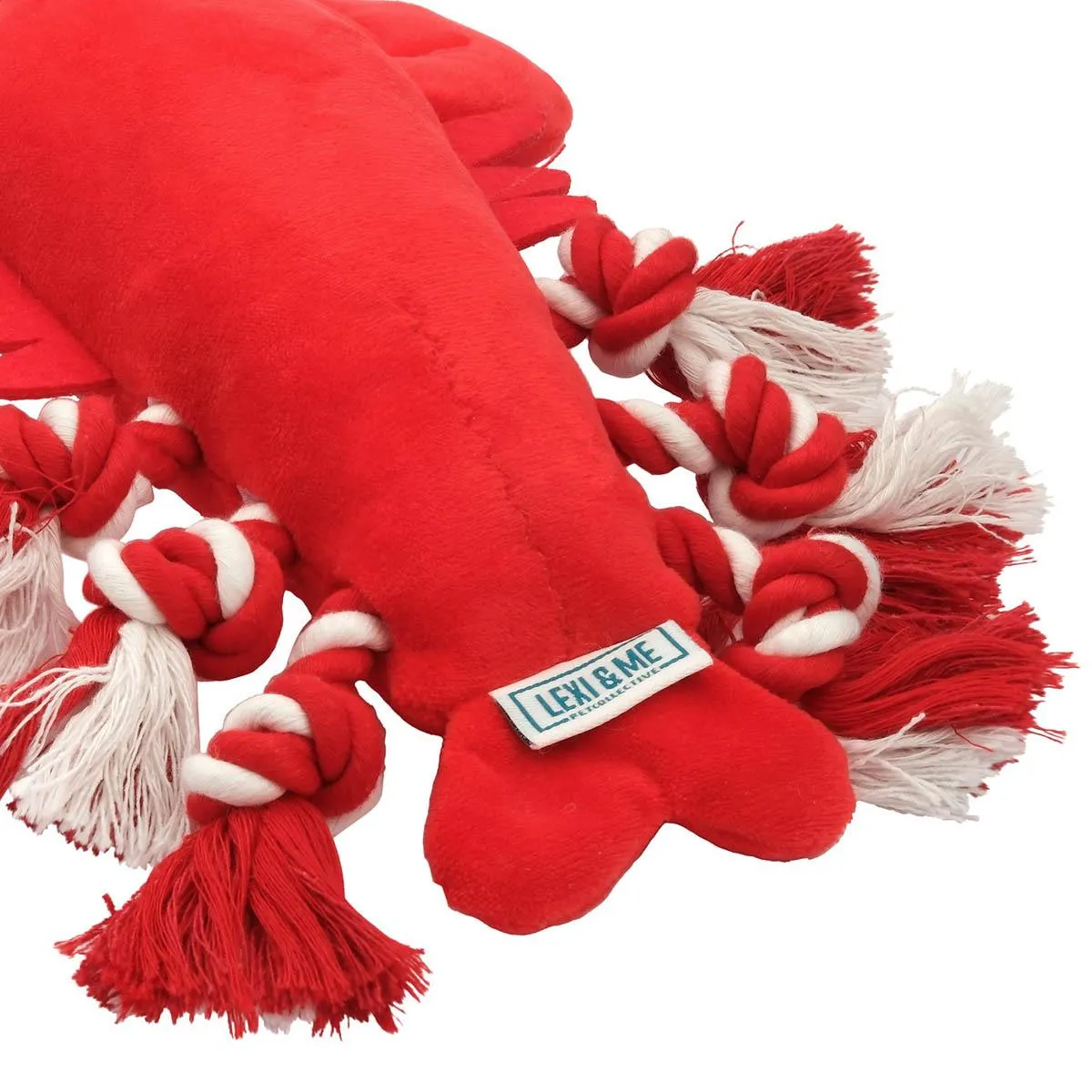 Lexi & Me Plush/Rope Dog Toy Lobster