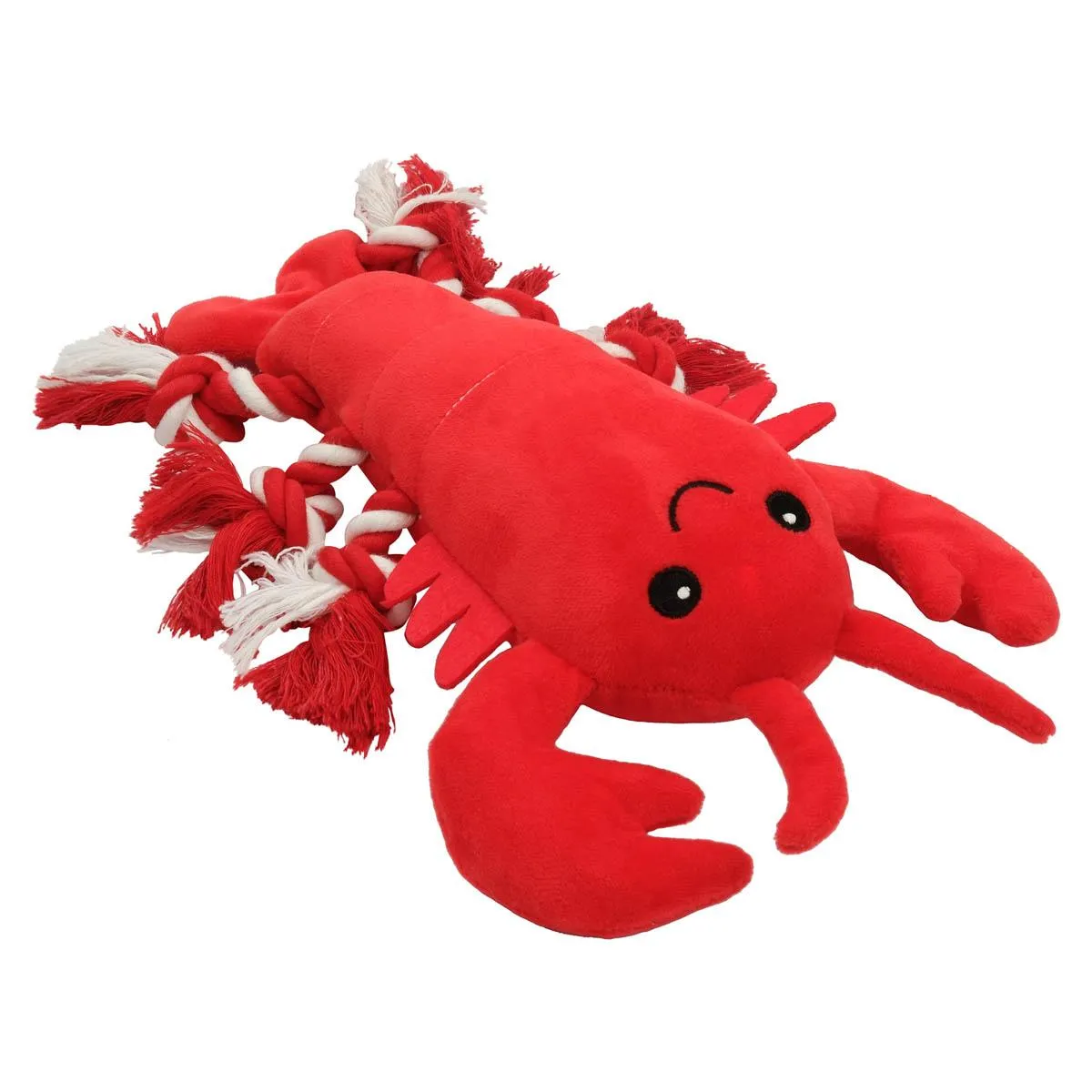 Lexi & Me Plush/Rope Dog Toy Lobster