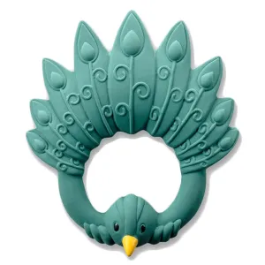 Natural Teether Peacock - Green