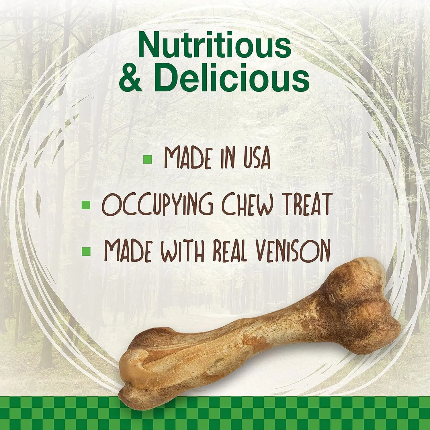 Nylabone Healthy Edibles WILD Venison Chew