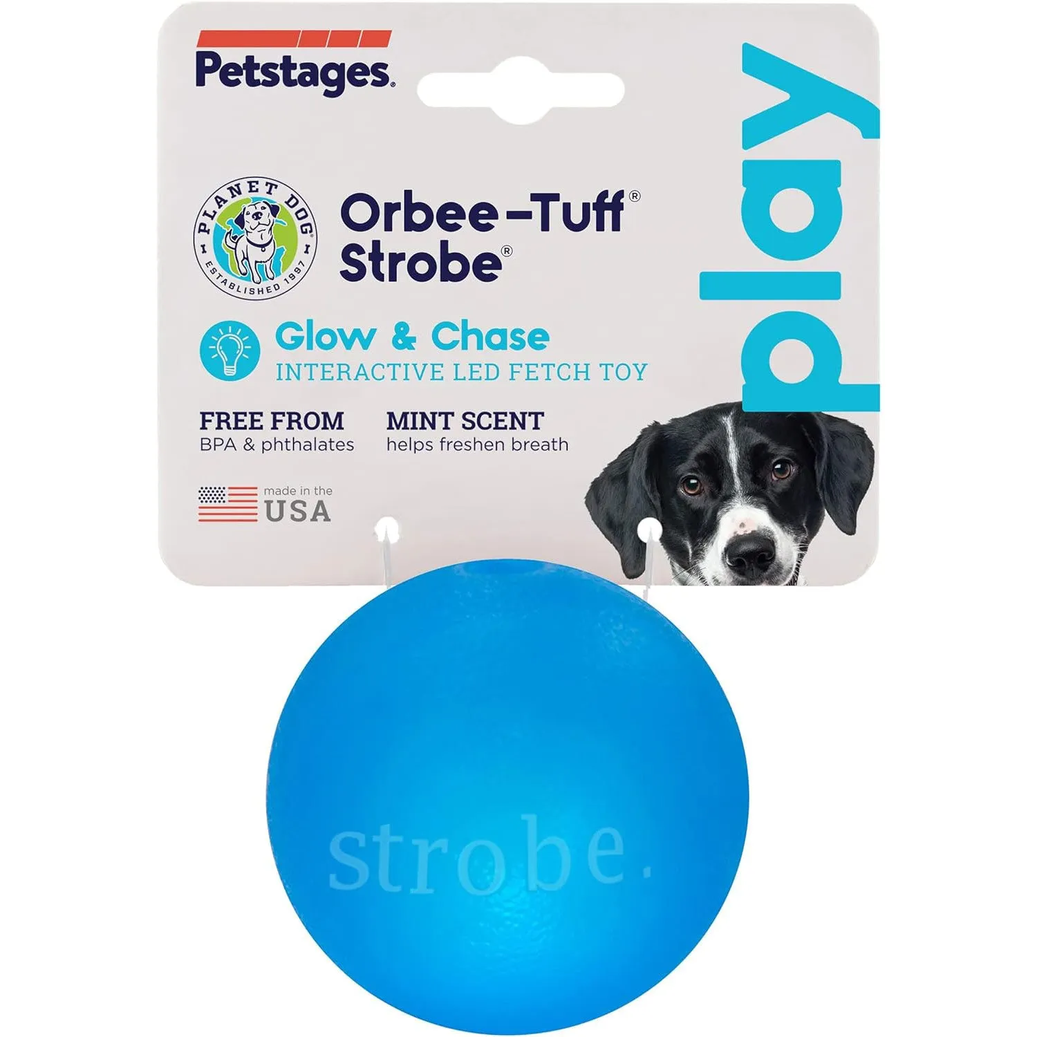 Orbee Tuff Light Up Strobe Blue