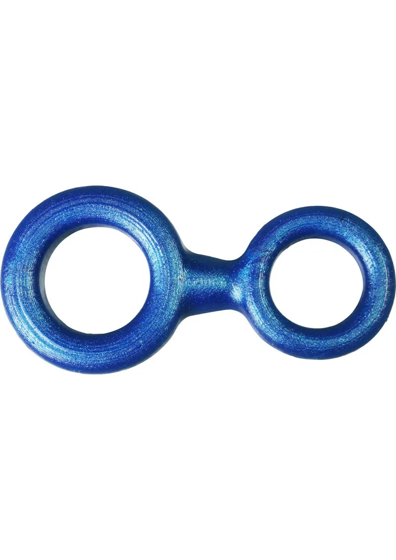 OXballs 8 Ball Silicone Cock And Ball Ring Blueballs