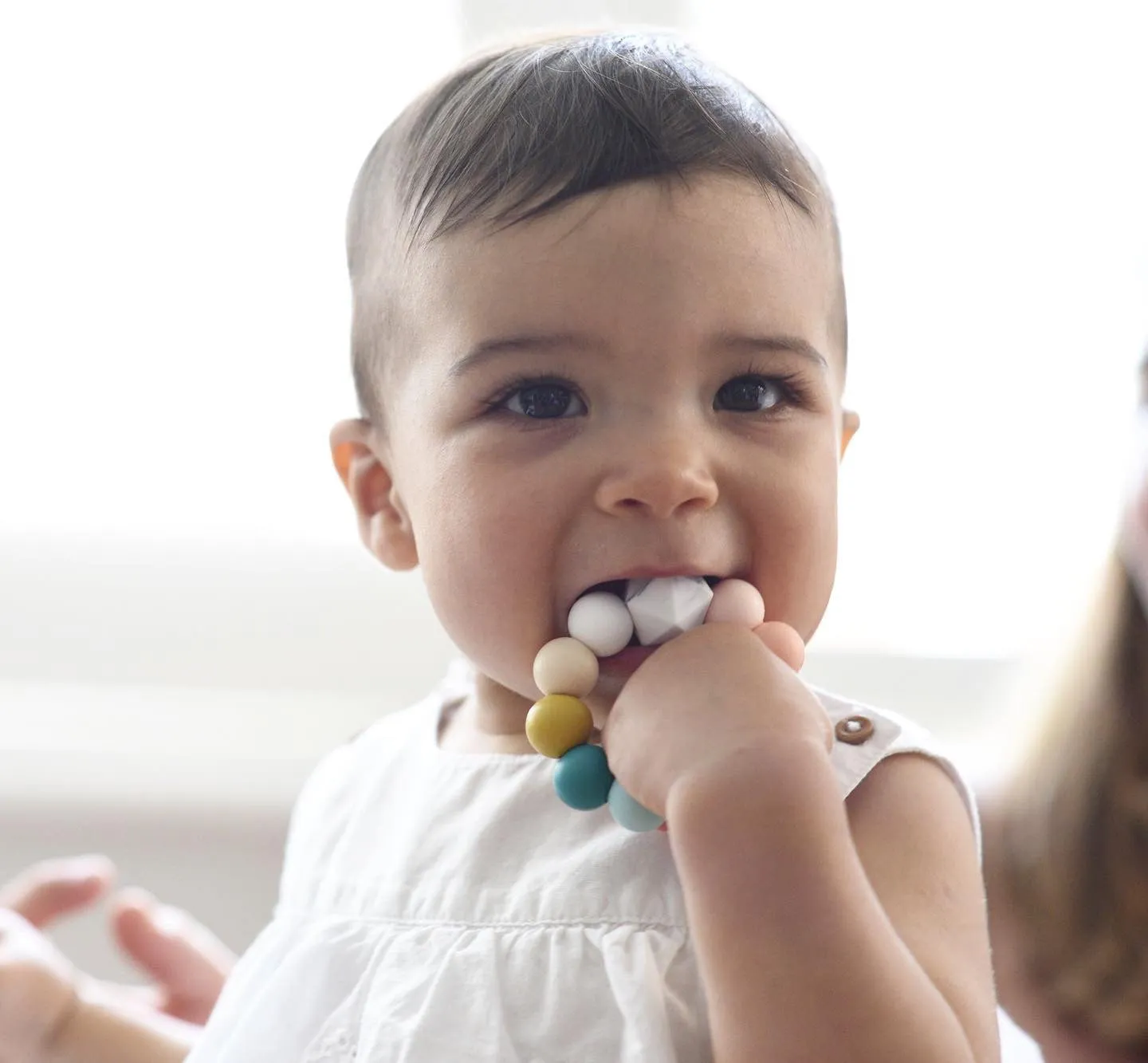 Pastel Rainbow Baby Teething Toy