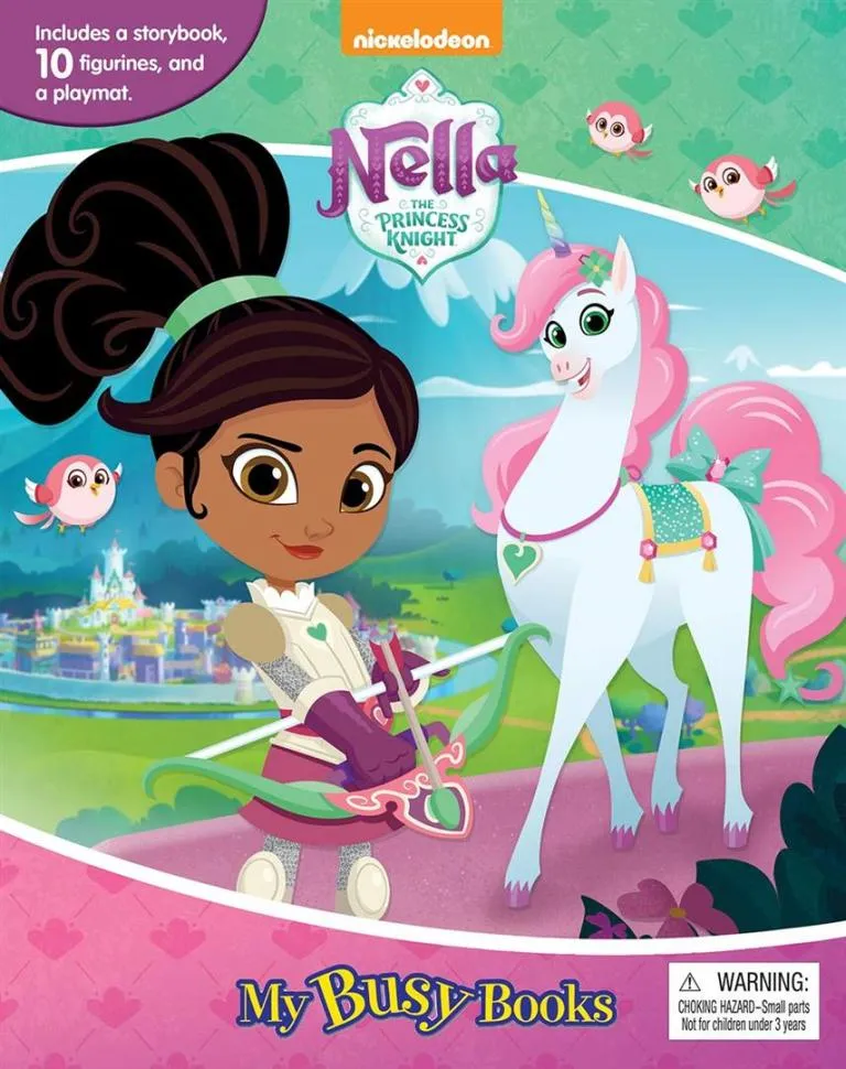 Phidal Nickelodeon Nella the Princess Knight My Busy Books - English