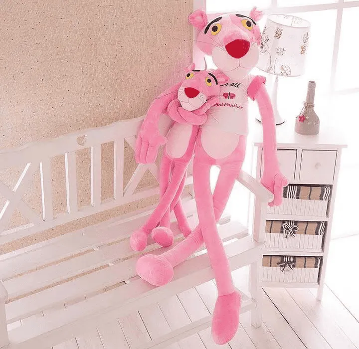 Pink Panther Stuffed Toy, Cute Animal Plush Toy, Pink Panther Stuff Animal