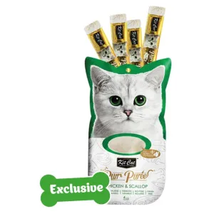 Purr Puree Chicken & Scallop Cat Treats 60G