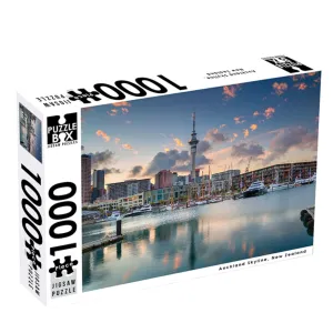 Puzzlers World 1000pc Jigsaw Puzzles, New Zealand, Auckland Skyline