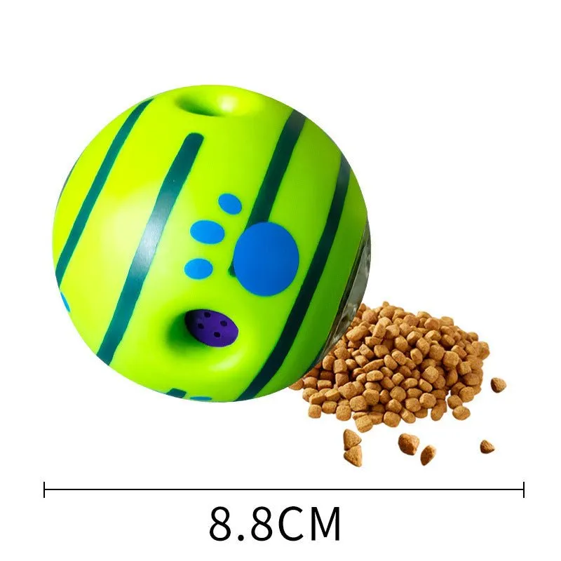 Rolling Sounding Leaking Dog Food Dispensing Balls Toys