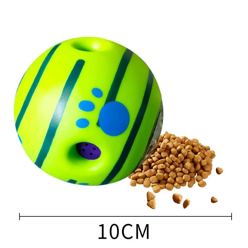 Rolling Sounding Leaking Dog Food Dispensing Balls Toys