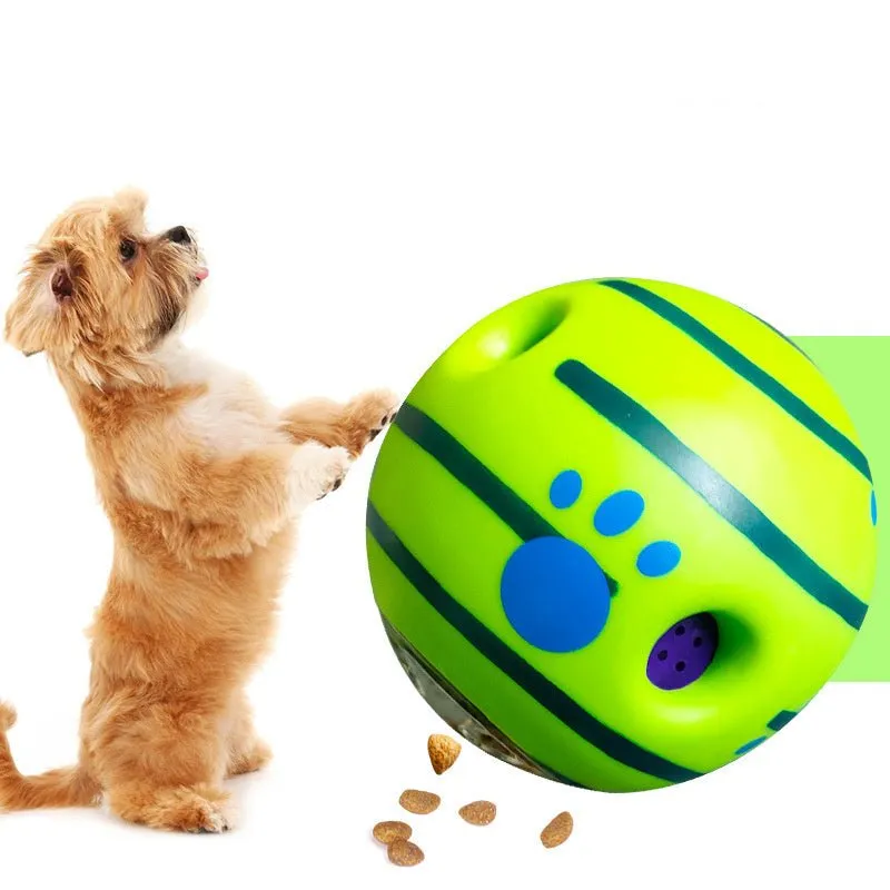 Rolling Sounding Leaking Dog Food Dispensing Balls Toys