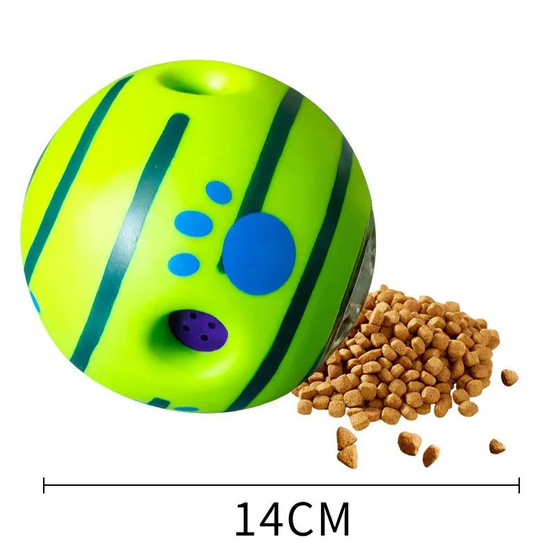 Rolling Sounding Leaking Dog Food Dispensing Balls Toys