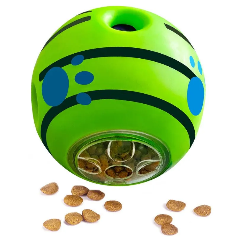 Rolling Sounding Leaking Dog Food Dispensing Balls Toys