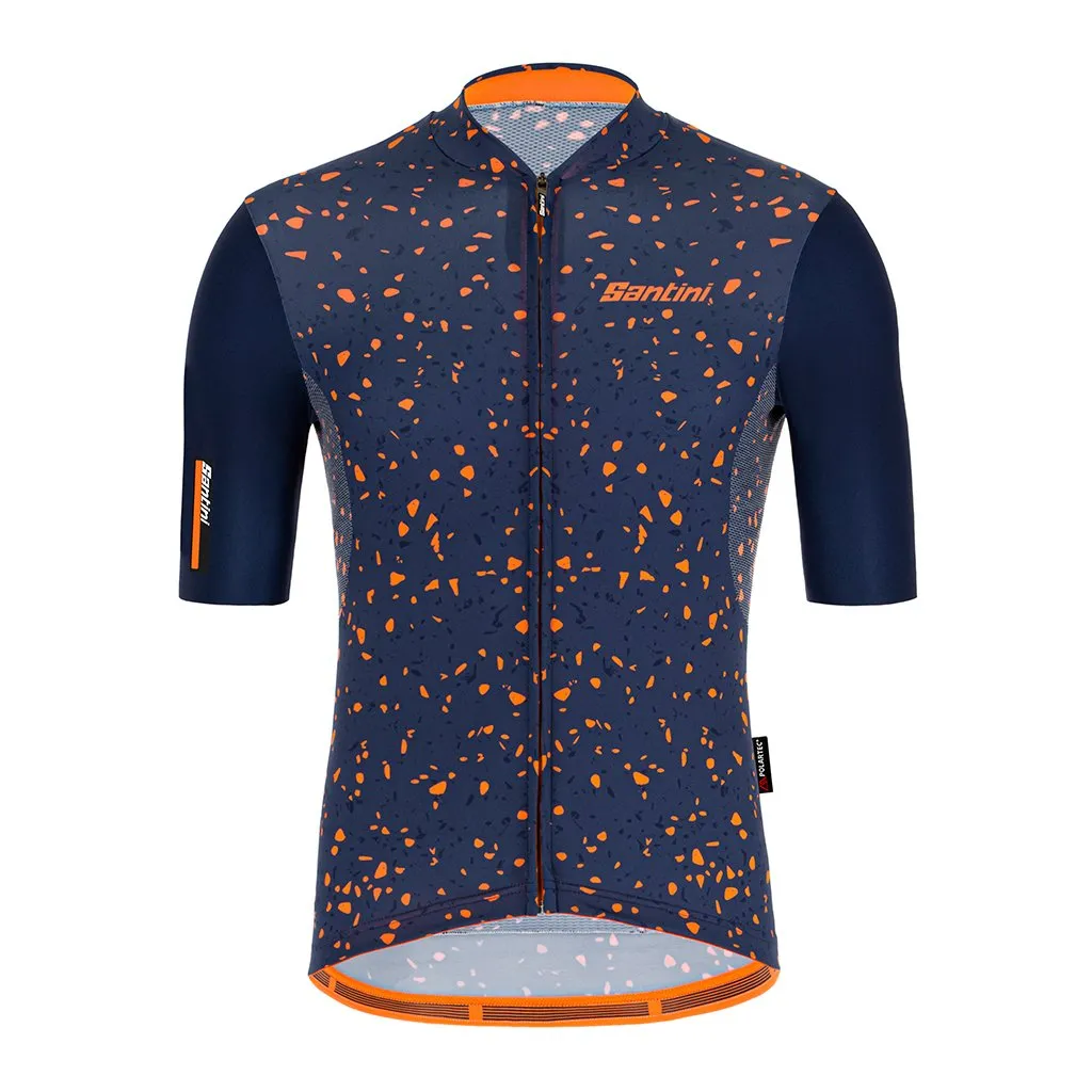 Santini Delta Pietra Jersey (Nautica Blue)