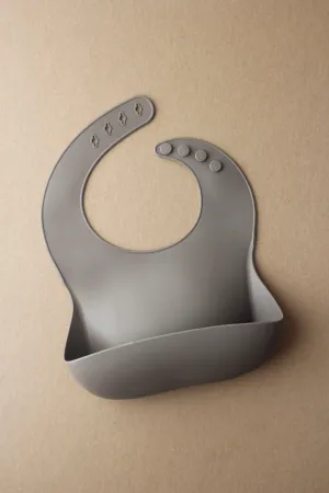 Silicone Baby Bib - Onyx