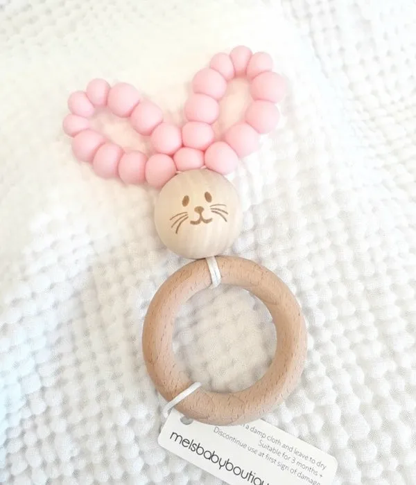 Silicone Bunny Teether