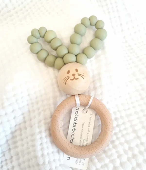 Silicone Bunny Teether