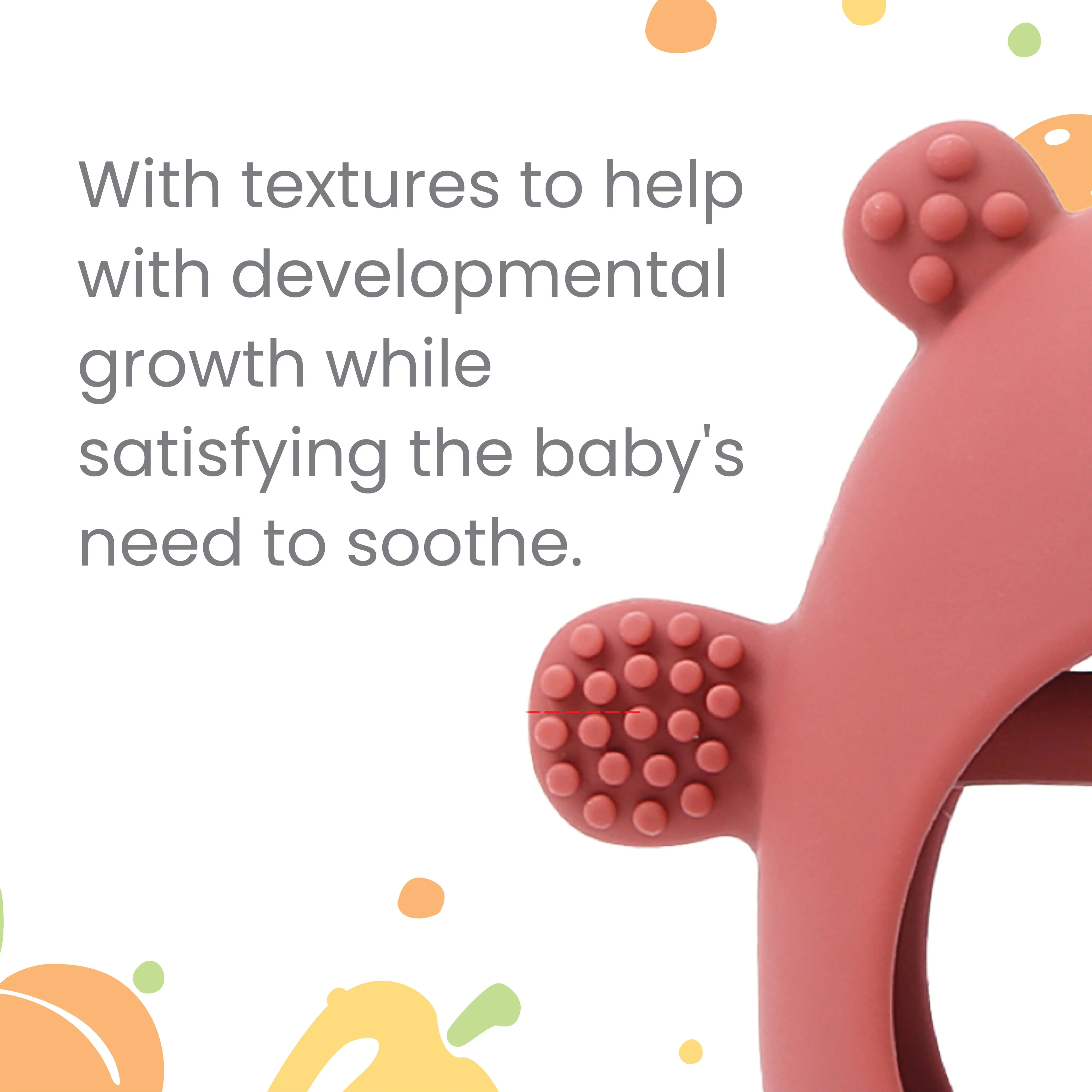 Silicone Easy Grip & Play Teether