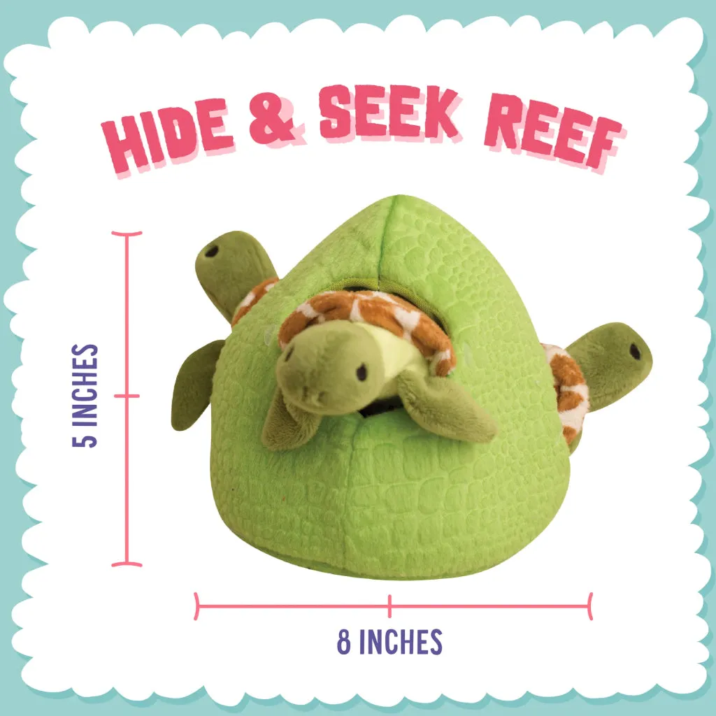 Snugarooz Hide & Seek Reef 4 Toys in 1 Dog Interactive Toy