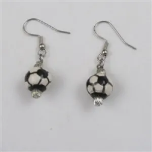 Soccer Ball Earrings Fun Earrings