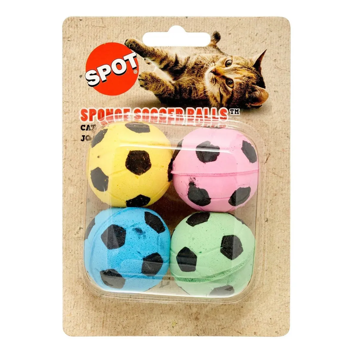 Spot Sponge Soccer Ball, Cat Toy