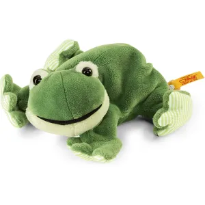 Steiff´s little Floppy Cappy frog, green, 6 Inches