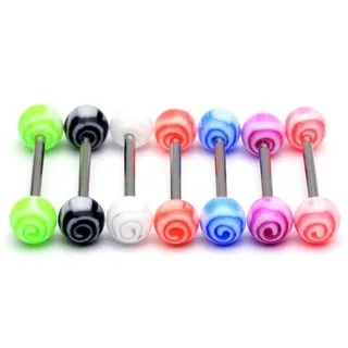 Tornado UV Barbell / Tongue Ring