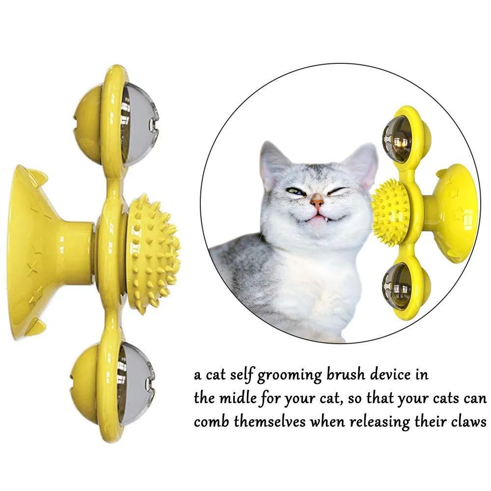 Wind Mill Cat Interactive Toy