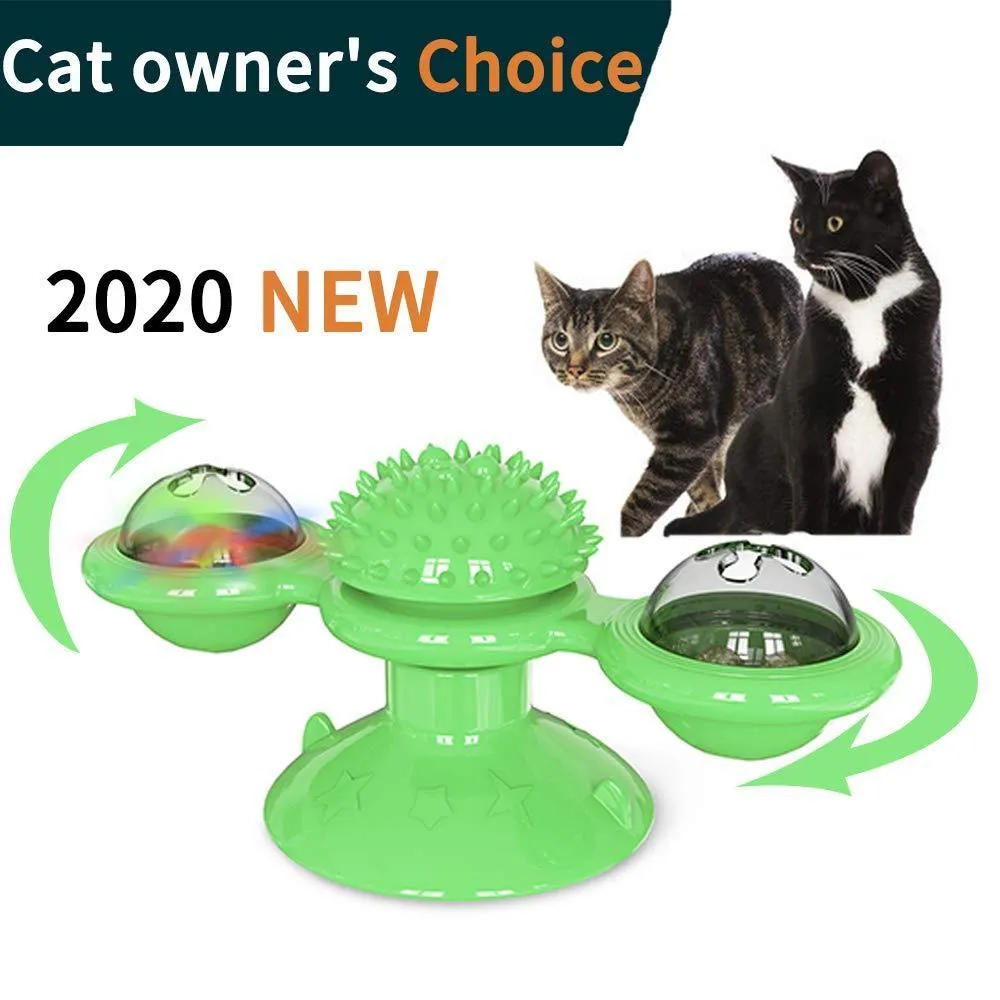 Wind Mill Cat Interactive Toy