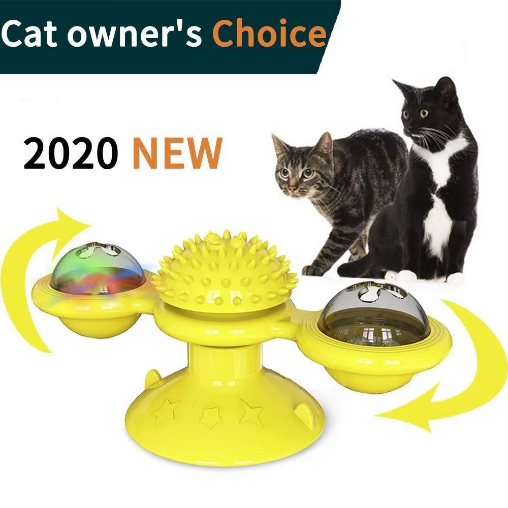 Wind Mill Cat Interactive Toy