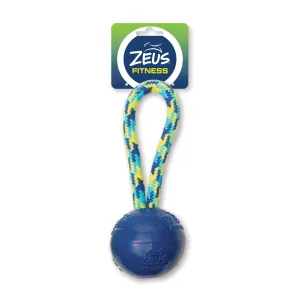 Zeus Fitness Dog Toys Ball Tug with TPR ball 23cm